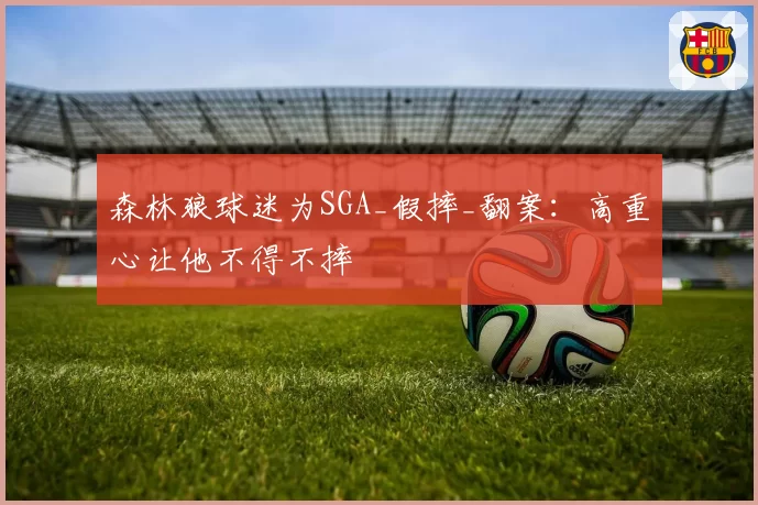 森林狼球迷为SGA_假摔_翻案：高重心让他不得不摔